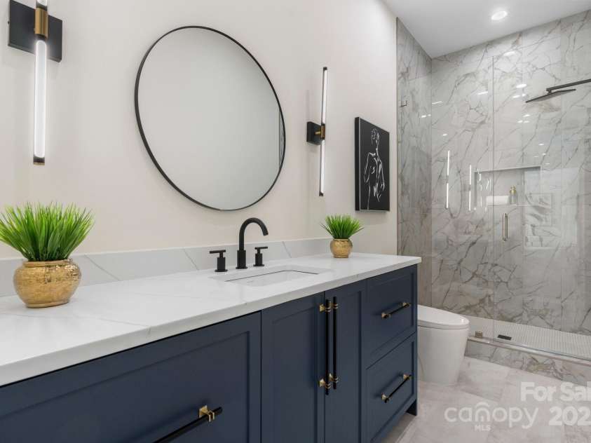 4377 Kiser Island Road, Terrell, NC 28682.  MLS# CAR4248976, YatesRealty ID 7241. Powder Room Downstairs