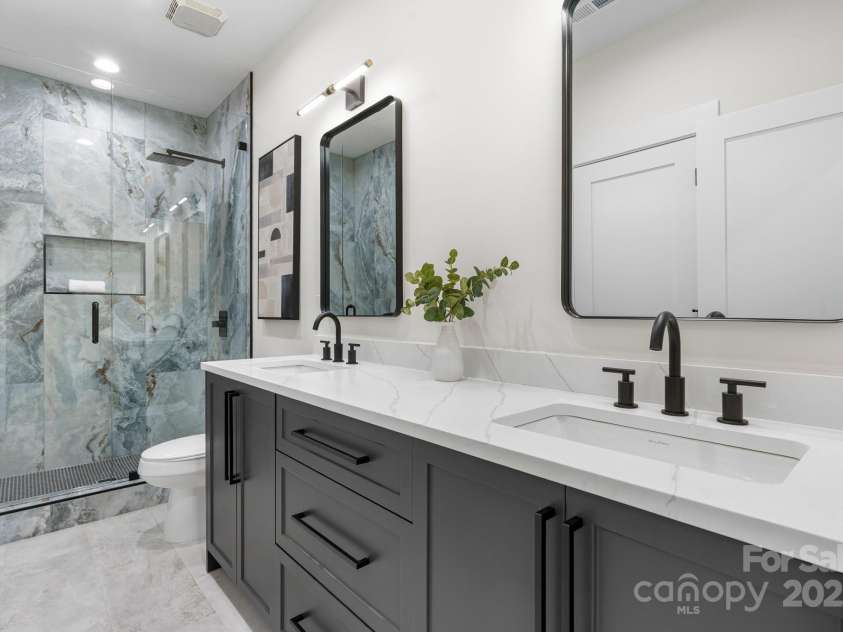 4377 Kiser Island Road, Terrell, NC 28682.  MLS# CAR4248976, YatesRealty ID 7241. Powder Room Upstairs