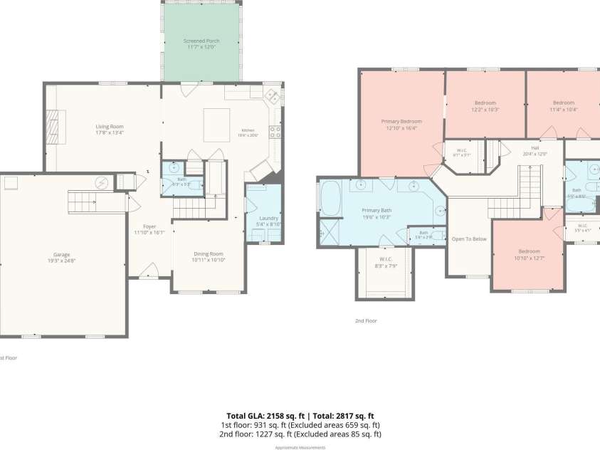 244 Mark Ryan Lane, Dallas, NC 28034.  MLS# CAR4389974, YatesRealty ID 725. Floor plan and measurements