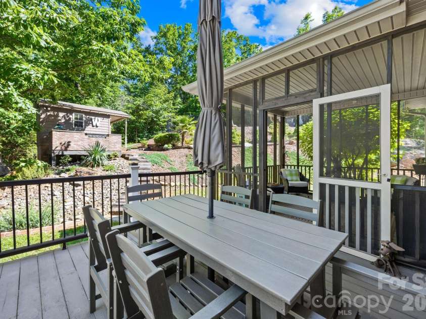 244 Mark Ryan Lane, Dallas, NC 28034.  MLS# CAR4389974, YatesRealty ID 725. Open area decking for entertaining