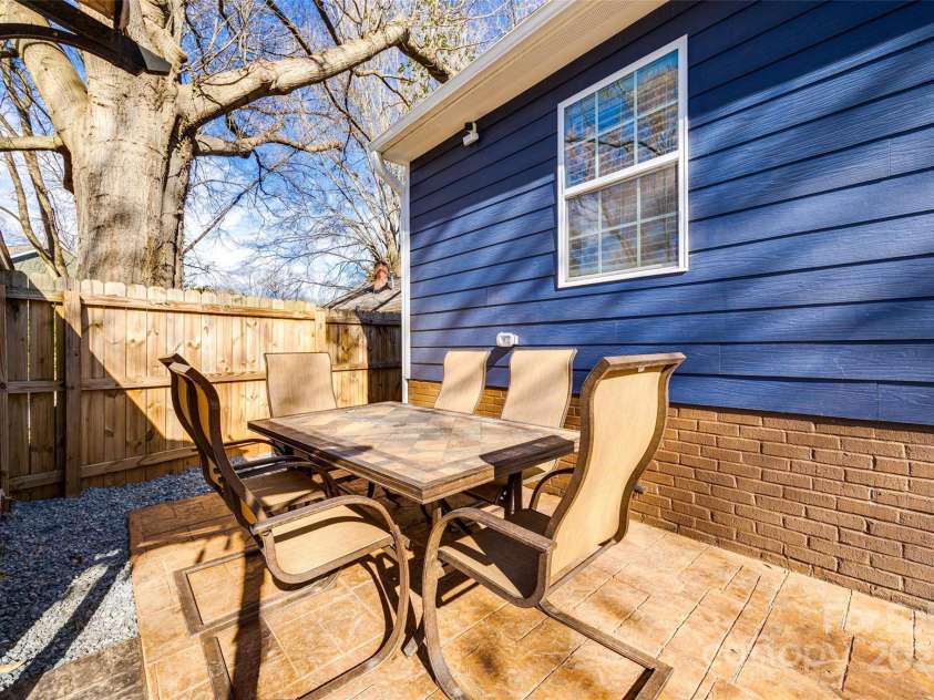 119 Smallwood Place, Charlotte, NC 28216.  MLS# CAR4221901, YatesRealty ID 7260. Extended Outdoor Patio