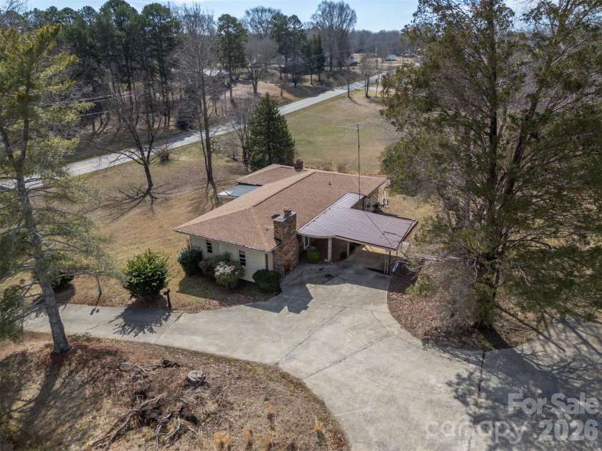 1092 NC 120 Highway, Mooresboro, NC 28114.  MLS# CAR4342013, YatesRealty ID 7265. Ariel View