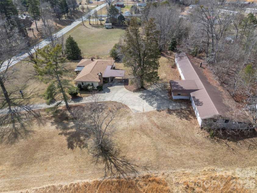 1092 NC 120 Highway, Mooresboro, NC 28114.  MLS# CAR4342013, YatesRealty ID 7265. Ariel View