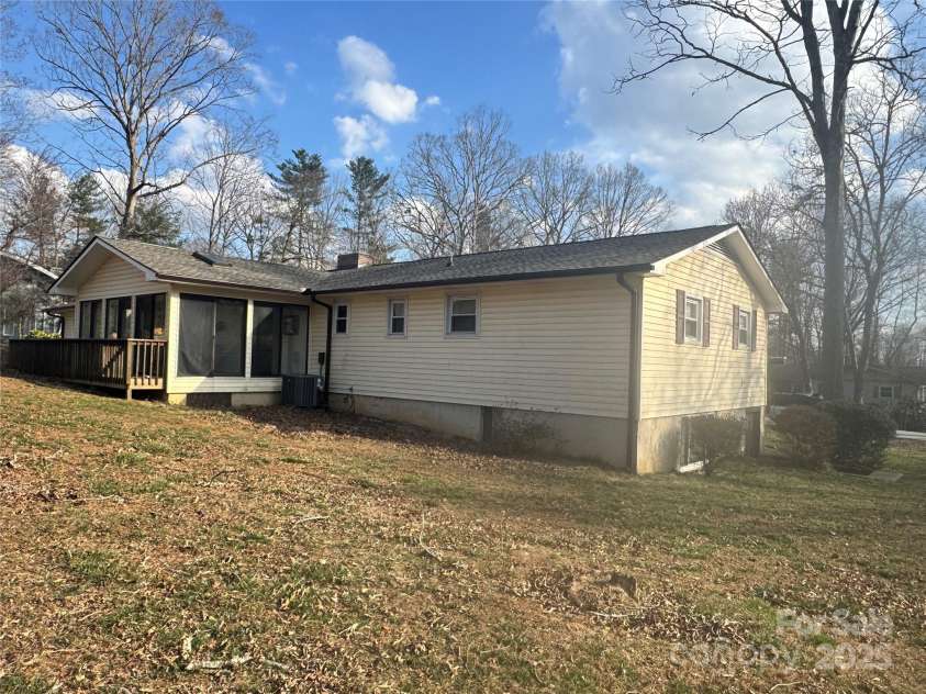 29 Westfield Road, Fletcher, NC 28732.  MLS# CAR4234206, YatesRealty ID 7268. Back of house