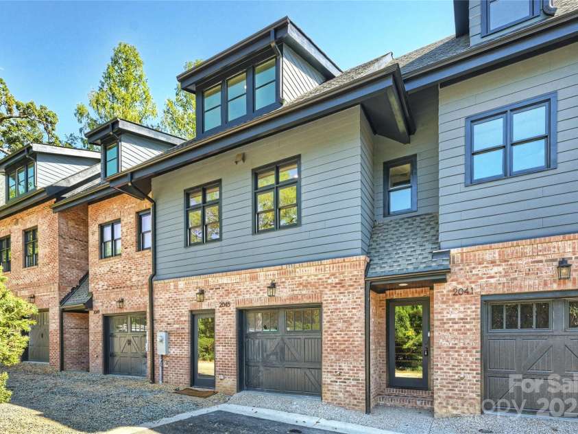 2023 Thurmond Place, Charlotte, NC 28205.  MLS# CAR4206034, YatesRealty ID 7271. Exterior. Representative from last completed unit.