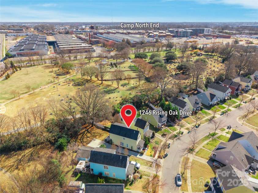 1246 Rising Oak Drive, Charlotte, NC 28206.  MLS# CAR4228735, YatesRealty ID 7272. 