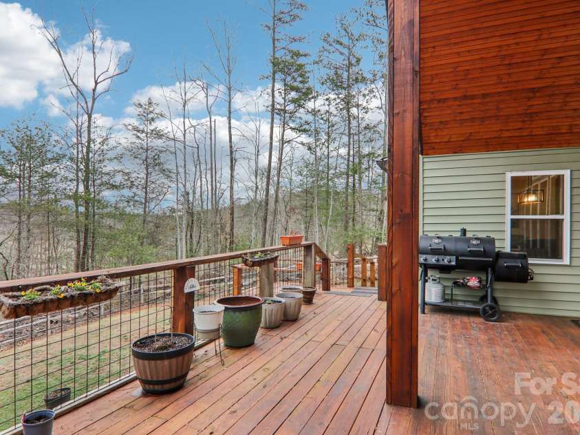 159 Broken Bow Run, Pickens, SC 29671.  MLS# CAR4355826, YatesRealty ID 7277. Large back deck with room for grilling and chilling