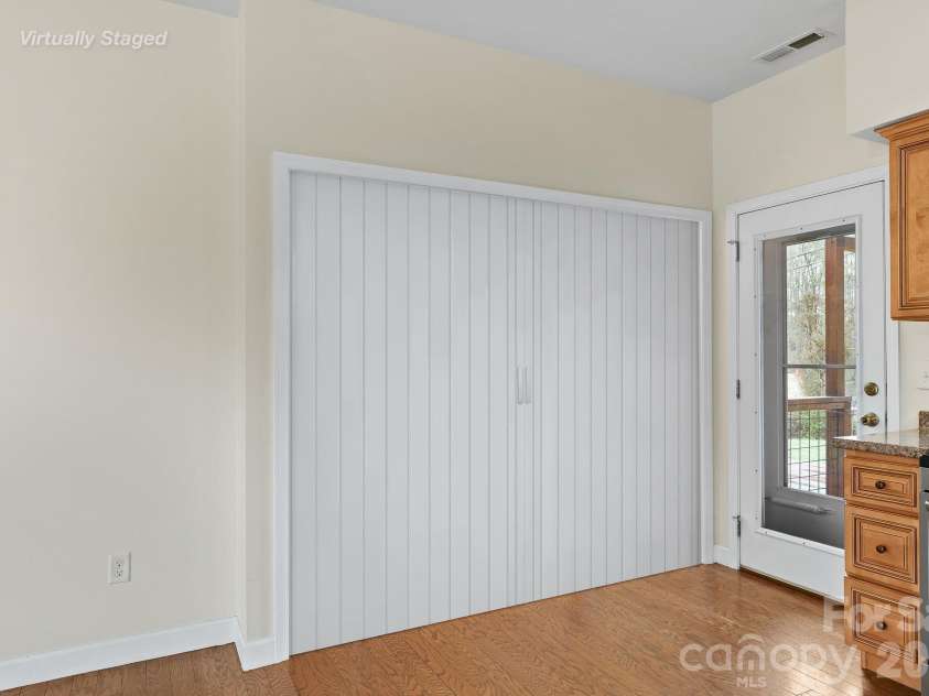 209 Breton Ridge Road, Leicester, NC 28748.  MLS# CAR4355634, YatesRealty ID 7279. Digitally showing sliding doors on order