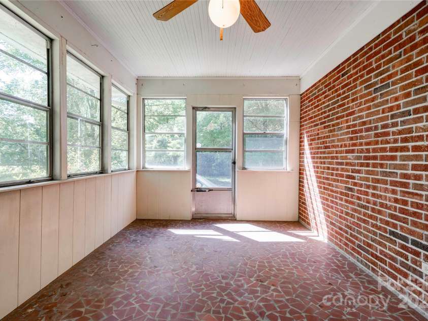 1330 College Avenue, Shelby, NC 28152.  MLS# CAR4227092, YatesRealty ID 7291. Enclosed Porch