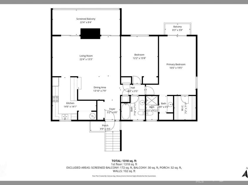 1813 Glen Cannon Drive, Pisgah Forest, NC 28768.  MLS# CAR4352130, YatesRealty ID 7298. Floor Plan