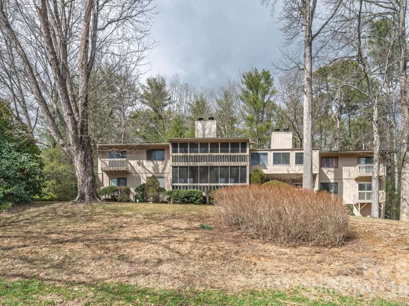 1813 Glen Cannon Drive, Pisgah Forest, NC 28768.  MLS# CAR4352130, YatesRealty ID 7298. Unit is top left with screened deck