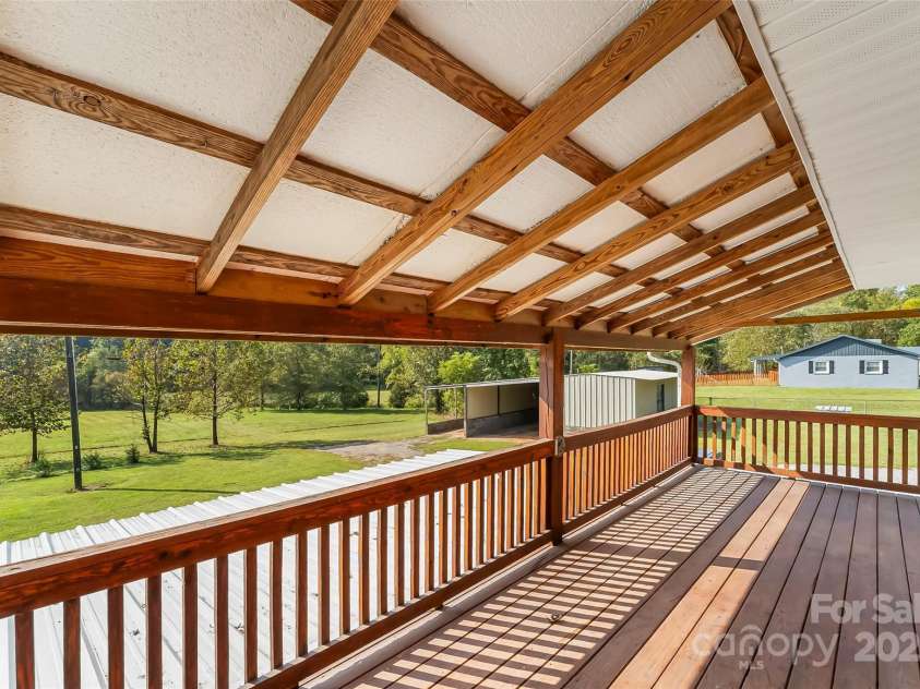 5325 US 70 Highway, Marion, NC 28752.  MLS# CAR4305207, YatesRealty ID 7303. Covered deck