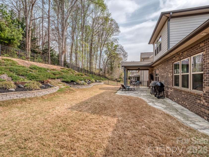 1520 Afton Way, Fort Mill, SC 29708.  MLS# CAR4357058, YatesRealty ID 7322. Backyard 