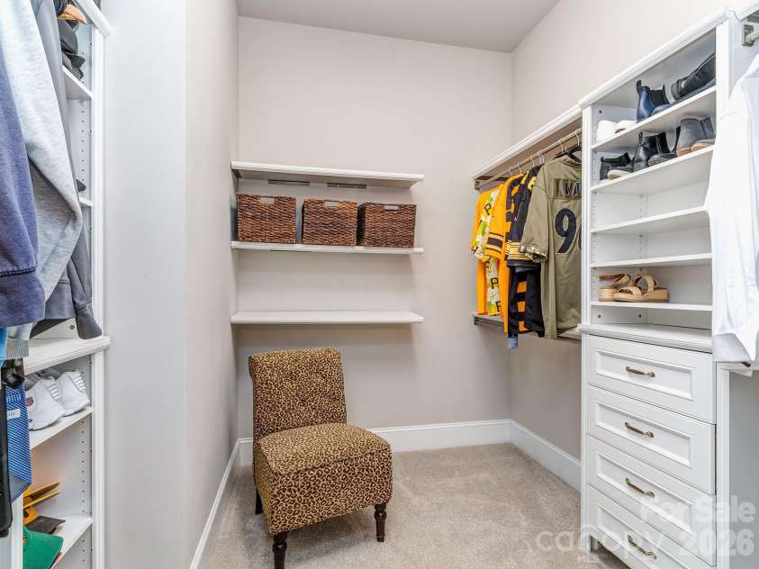 1520 Afton Way, Fort Mill, SC 29708.  MLS# CAR4357058, YatesRealty ID 7322. Walk in Primary closet 