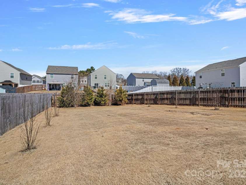 2462 Willow Pond Lane, Concord, NC 28025.  MLS# CAR4228242, YatesRealty ID 7334. Backyard
