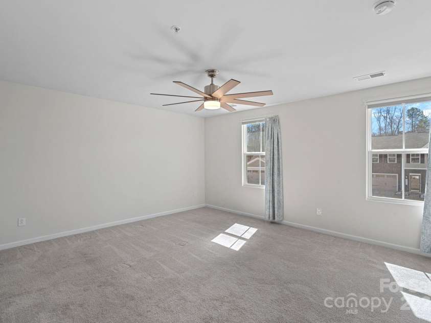 2462 Willow Pond Lane, Concord, NC 28025.  MLS# CAR4228242, YatesRealty ID 7334. Primary Bedroom with Ceiling Fan