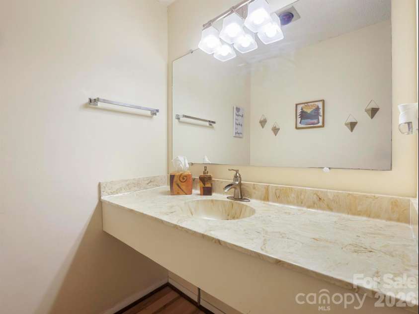 160 Whitney Boulevard, Lake Lure, NC 28746.  MLS# CAR4364801, YatesRealty ID 736. Vanity area