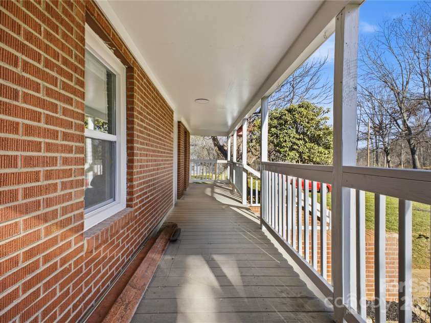 349 Gorman Bridge Road, Asheville, NC 28806.  MLS# CAR4330803, YatesRealty ID 737. Front Porch (28'1