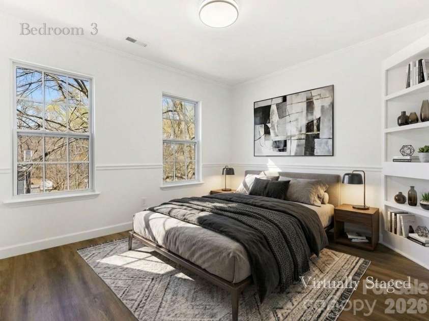 6223 Whitewater Drive, Charlotte, NC 28214.  MLS# CAR4359307, YatesRealty ID 7370. VIRTUALLY STAGED - Bedroom 2