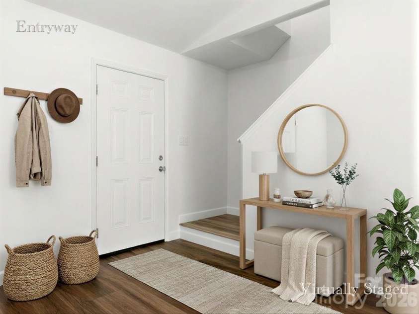 6223 Whitewater Drive, Charlotte, NC 28214.  MLS# CAR4359307, YatesRealty ID 7370. VIRTUALLY STAGED - Foyer