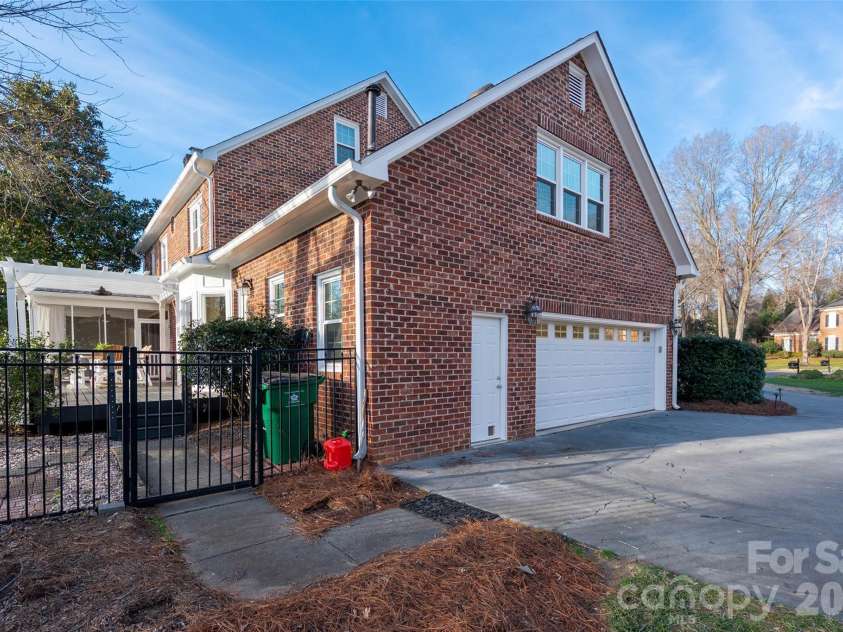 5512 Bellerive Court, Charlotte, NC 28277.  MLS# CAR4332977, YatesRealty ID 7374. Side View