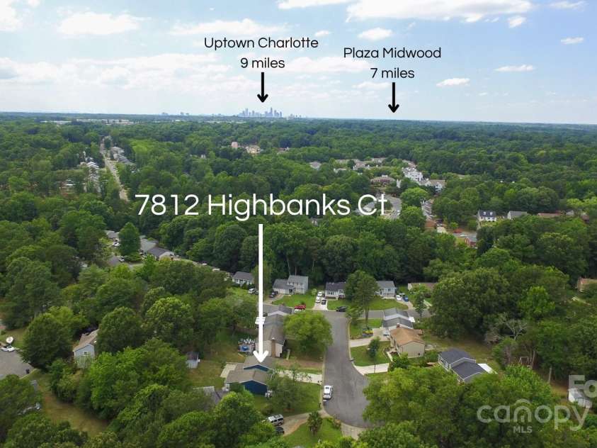 7812 Highbanks Court, Charlotte, NC 28212.  MLS# CAR4232005, YatesRealty ID 7380. 