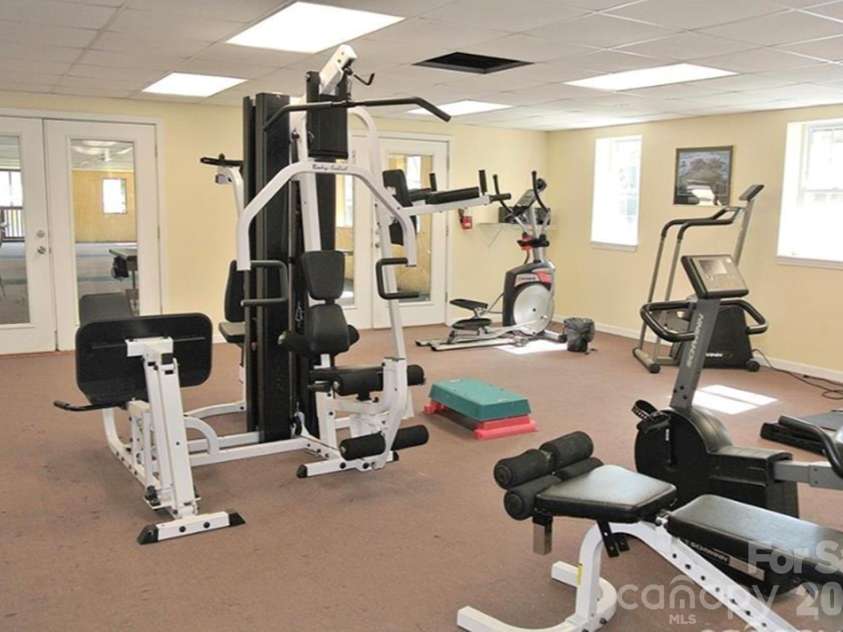 115 Creeks End Circle, Mills River, NC 28759.  MLS# CAR4335519, YatesRealty ID 7387. Community Exercise Room