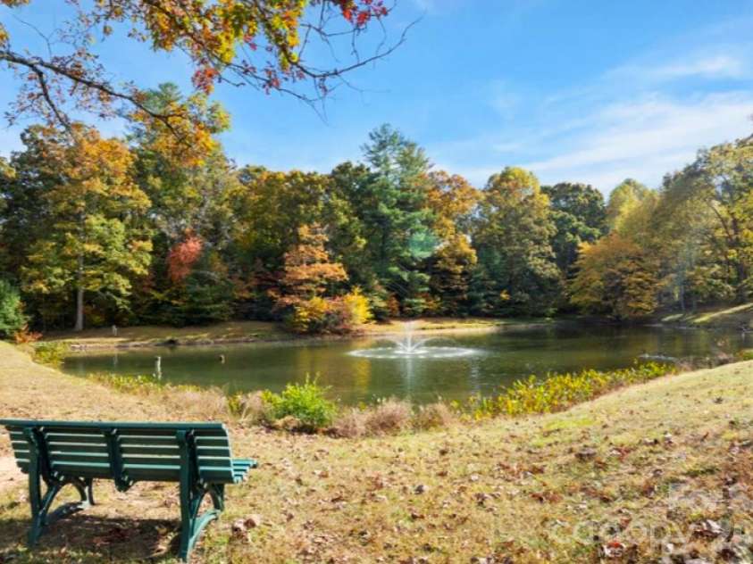 115 Creeks End Circle, Mills River, NC 28759.  MLS# CAR4335519, YatesRealty ID 7387. Community Pond