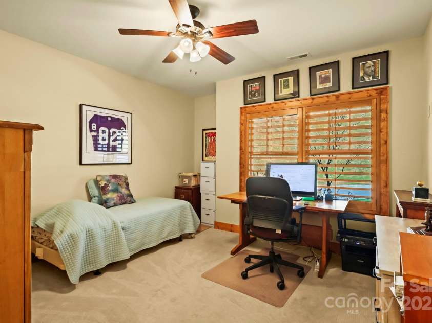 520 Penny Lane, Banner Elk, NC 28604.  MLS# CAR4244171, YatesRealty ID 7402. Second Bedroom/Office Space