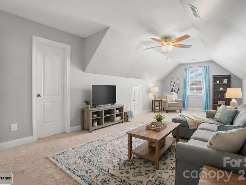 2709 Smith Field Drive, Monroe, NC 28110.  MLS# CAR4333485, YatesRealty ID 7417. Bonus Room Virtually Staged