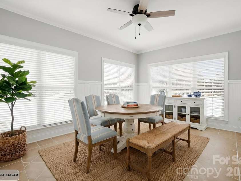 2709 Smith Field Drive, Monroe, NC 28110.  MLS# CAR4333485, YatesRealty ID 7417. Main Floor Sunroom -Virtually Staged