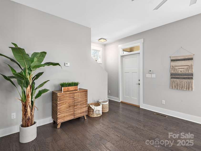 34 Walnut Lane, Asheville, NC 28804.  MLS# CAR4233293, YatesRealty ID 7421. Premium finishes include stunning engineered hardwood floors, tall ceilings, and custom architectural detailing