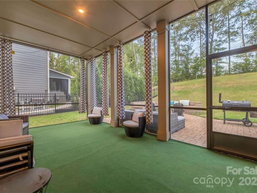 16827 Monocacy Boulevard, Huntersville, NC 28078.  MLS# CAR4188848, YatesRealty ID 7429. Screened Rear Porch