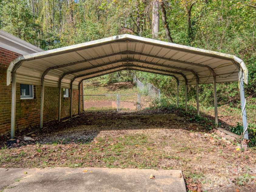 35 Byrd Road, Candler, NC 28715.  MLS# CAR4314143, YatesRealty ID 743. Carport 