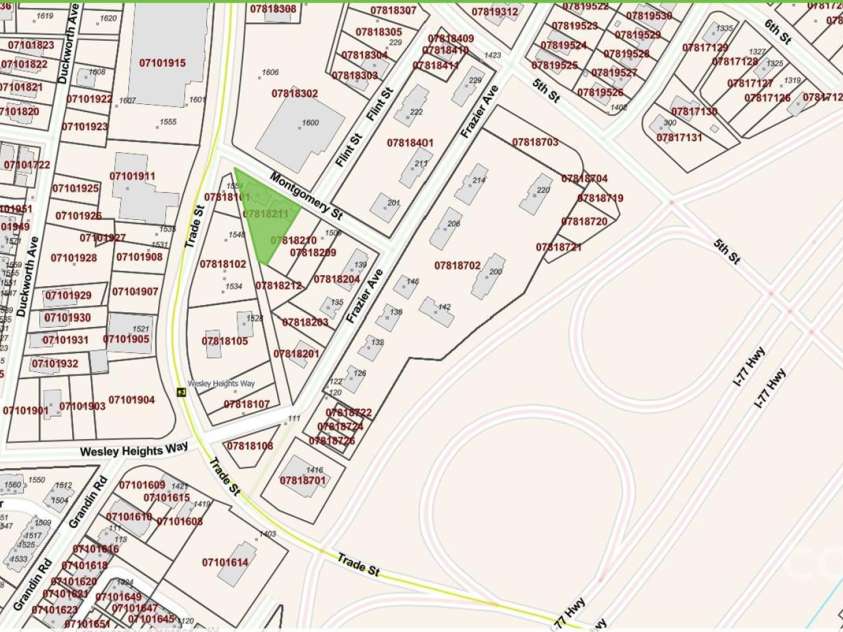 1519 and 1521 Montgomery Street, Charlotte, NC 28216.  MLS# CAR4235325, YatesRealty ID 7430. 