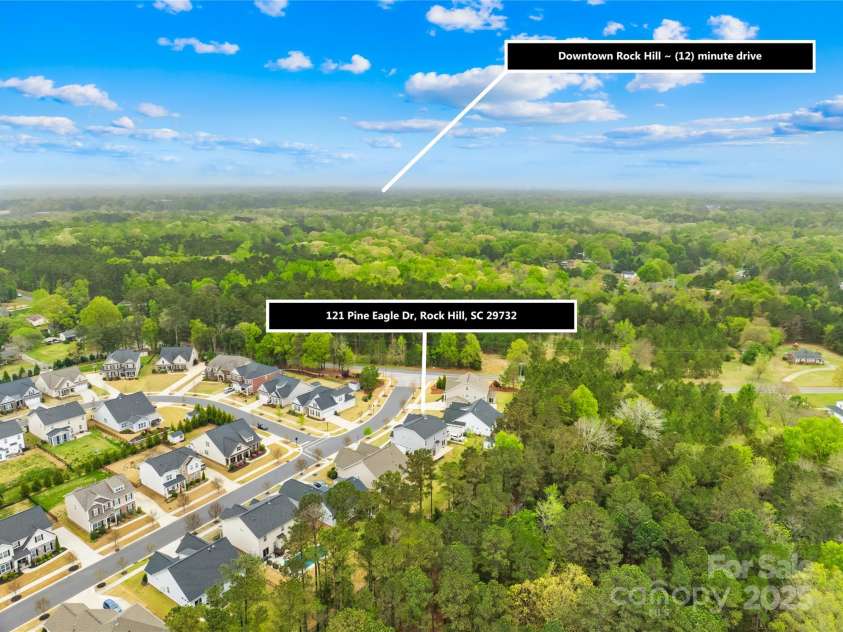 121 Pine Eagle Drive, Rock Hill, SC 29732.  MLS# CAR4239205, YatesRealty ID 7435. 