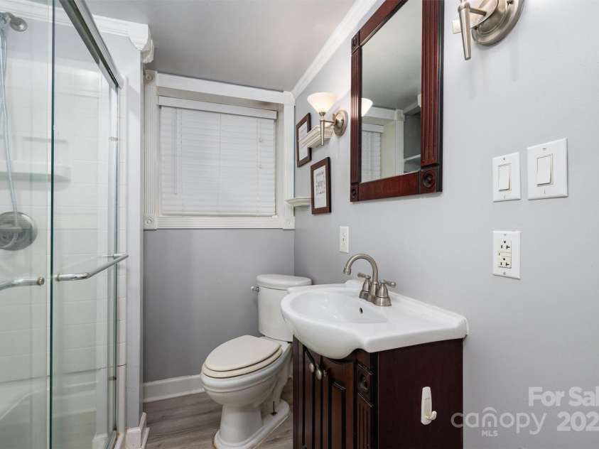 1501 Fern Forest Drive, Gastonia, NC 28054.  MLS# CAR4222511, YatesRealty ID 7440. Downstairs bathroom