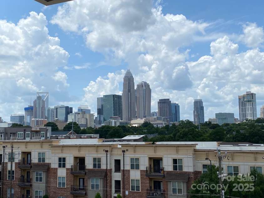 12119 Brooklyn Avenue, Charlotte, NC 28204.  MLS# CAR4300115, YatesRealty ID 7450. Amazing view from the outside terrace