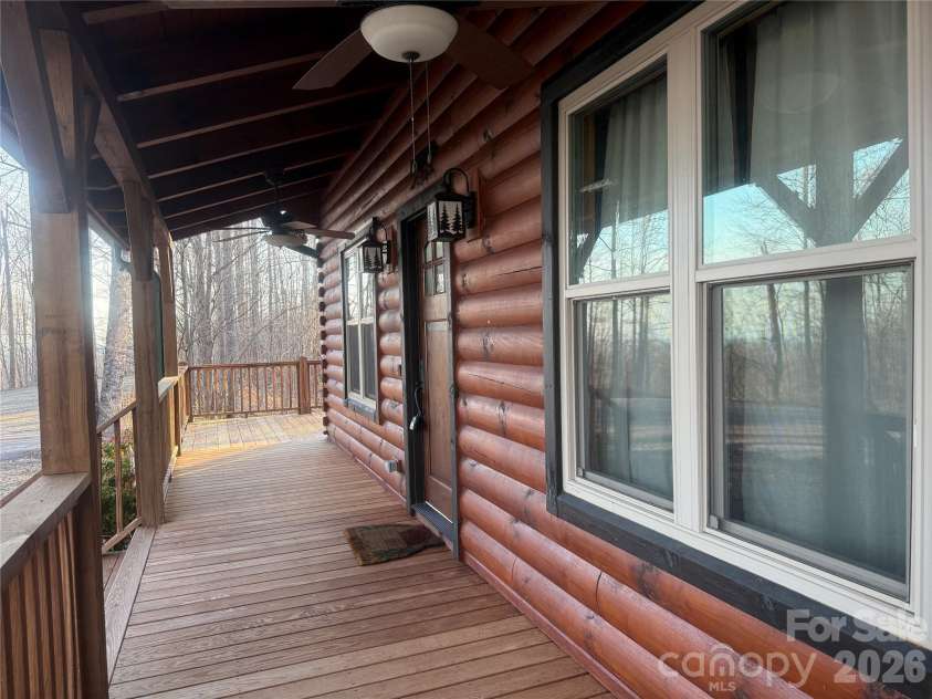 476 Double Eagle Drive, Nebo, NC 28761.  MLS# CAR4360435, YatesRealty ID 7450. Front Porch