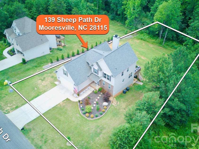 139 Sheep Path Drive, Mooresville, NC 28115.  MLS# CAR4334366, YatesRealty ID 7453. 