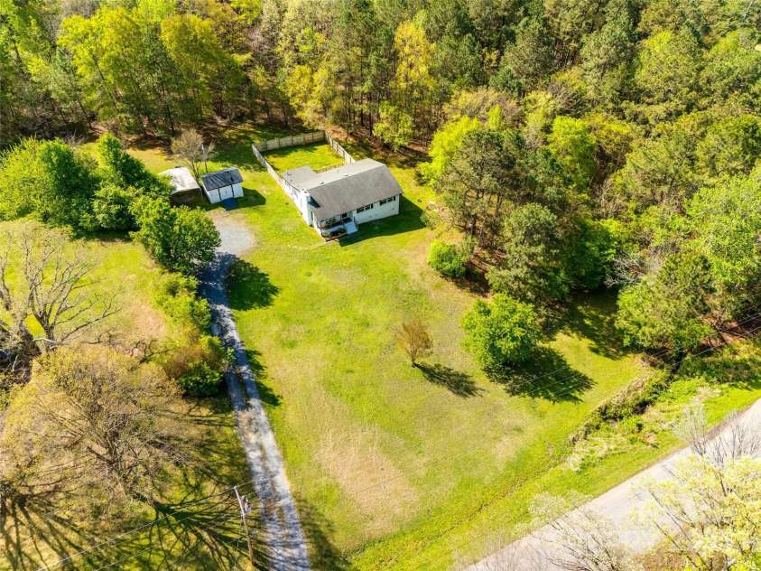 1849 Harris Road, Fort Mill, SC 29708.  MLS# CAR4241531, YatesRealty ID 7458. Aerial View of Property