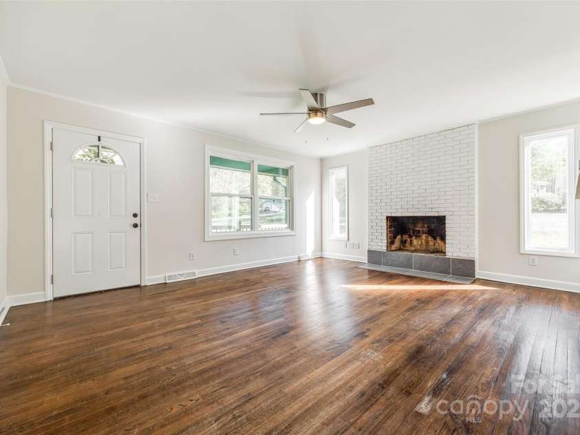 1849 Harris Road, Fort Mill, SC 29708.  MLS# CAR4241531, YatesRealty ID 7458. Living Room with fireplace