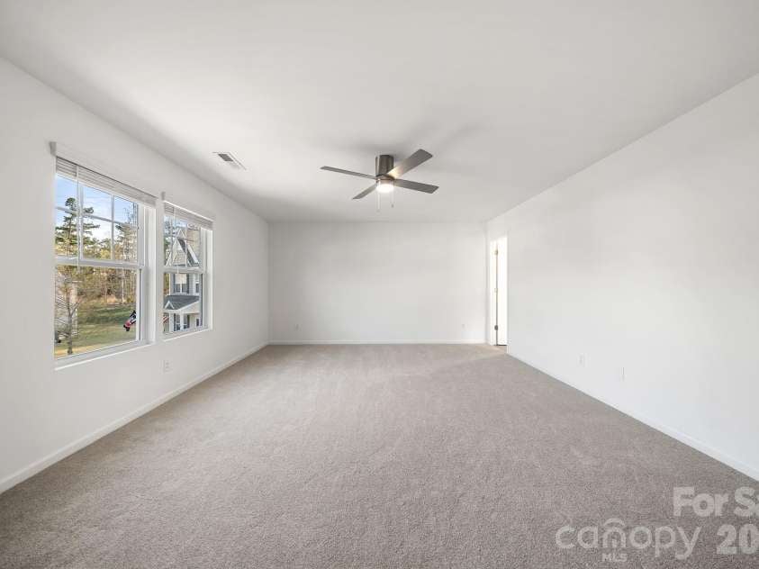 2838 Kinloch Court, Clover, SC 29710.  MLS# CAR4360011, YatesRealty ID 7481. Upstairs Primary Bedroom