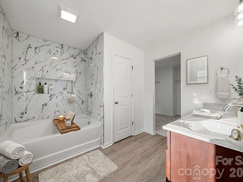 2838 Kinloch Court, Clover, SC 29710.  MLS# CAR4360011, YatesRealty ID 7481. Virtually Staged - Primary Bathroom
