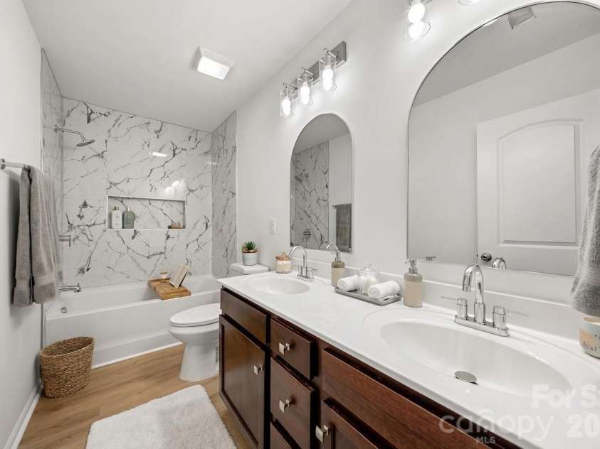 2838 Kinloch Court, Clover, SC 29710.  MLS# CAR4360011, YatesRealty ID 7481. Virtually Staged - Upstairs Guest Bath