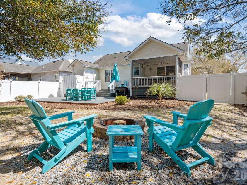 137 4th Street, Oak Island, NC 28465.  MLS# CAR4363767, YatesRealty ID 7502. Fire pit