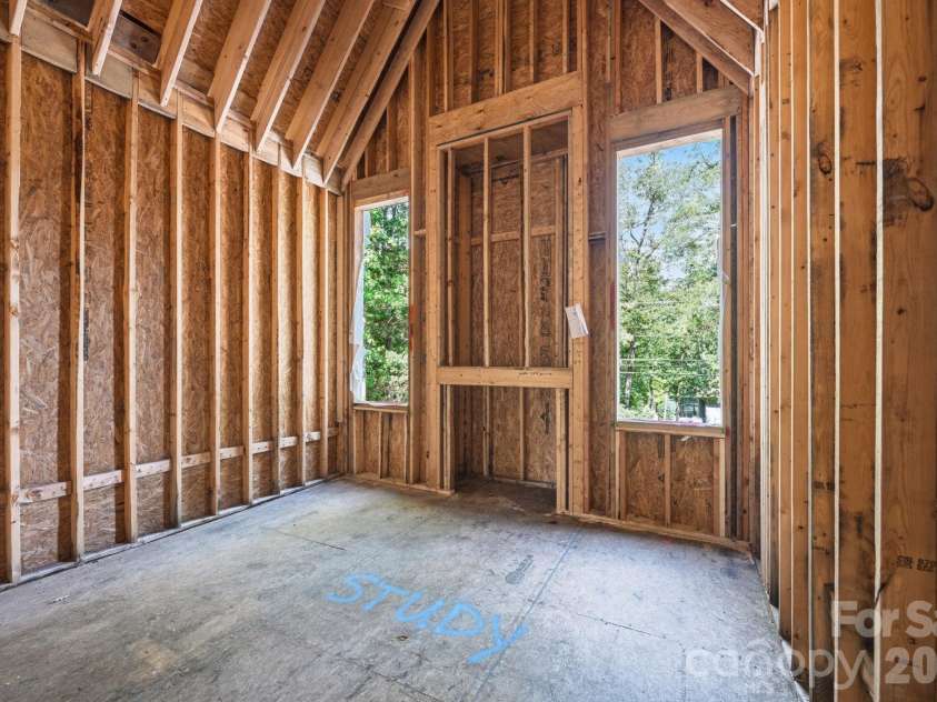 541 Greenway Street, Davidson, NC 28036.  MLS# CAR4363434, YatesRealty ID 7506. Office with fireplace