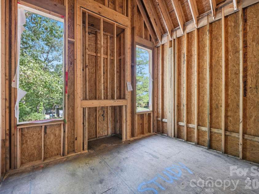 541 Greenway Street, Davidson, NC 28036.  MLS# CAR4363434, YatesRealty ID 7506. Office with fireplace
