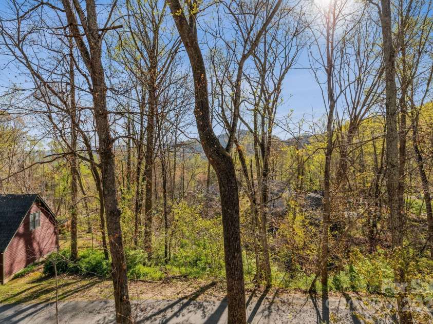 12 Hutchinson Woods Drive, Fletcher, NC 28732.  MLS# CAR4238385, YatesRealty ID 752. Views from the Front Porch. 