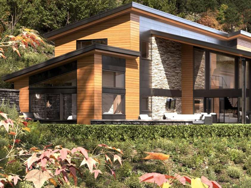 Lot 45 Weatherwatch Lane, Waynesville, NC 28786.  MLS# CAR4315609, YatesRealty ID 753. Rendered Design